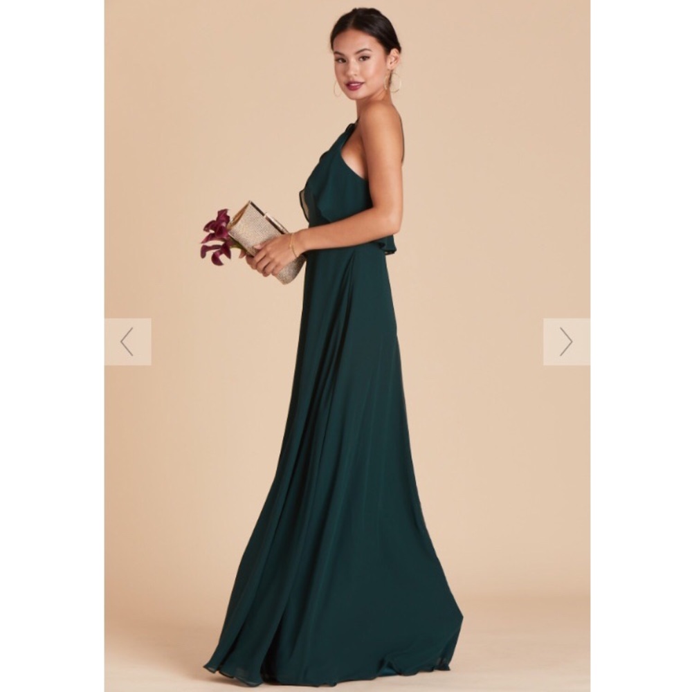 Birdy Grey Jules Dress emerald bridesmaid dress - Picture 2 of 5